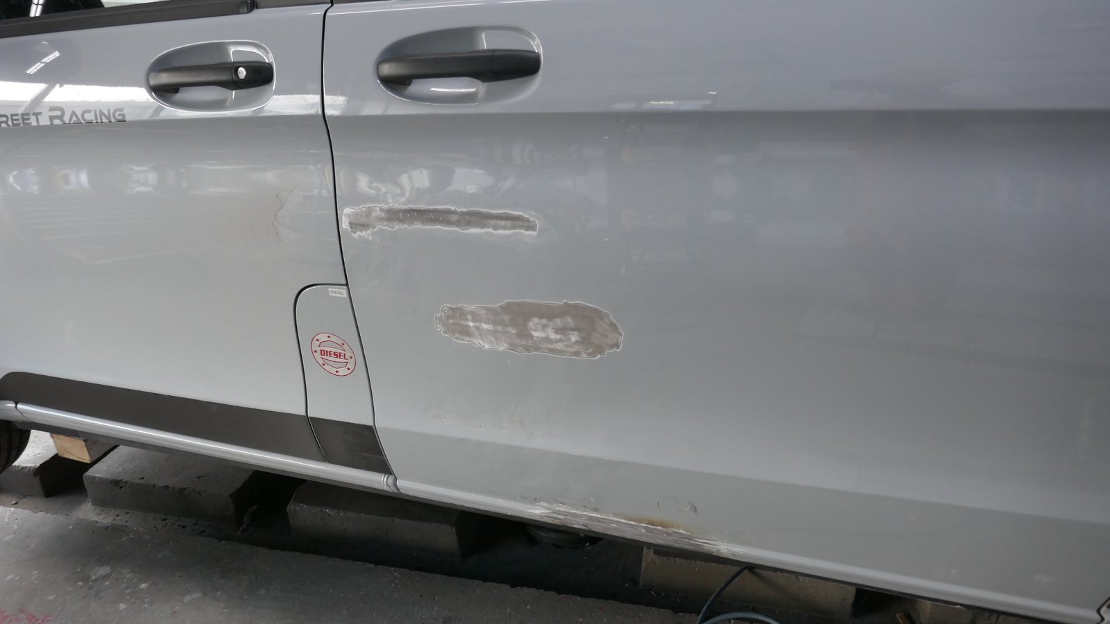 Seitenschaden am Auto